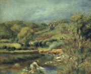 Pierre Renoir The Wasberwoman France oil painting artist